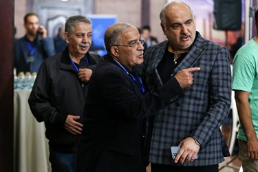 حسن روشن پیشکسوت فوتبال در مراسم افتتاح انجمن خیرین میراث‌فرهنگی
