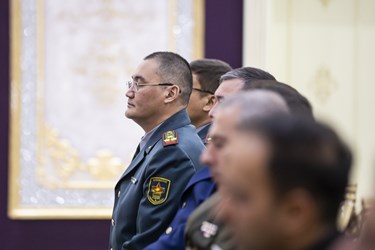 دیدار وابستگان خارجی نظامی با دریادار ایرانی 