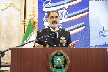  سخنرانی امیر دریادار شهرام ایرانی فرمانده نیروی دریایی ارتش در دیدار وابستگان خارجی نظامی 