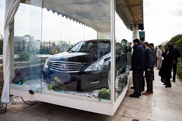 رونمایی از خودروی «شهید فخری زاده»
