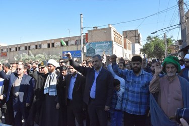 راهپیمایی مردم خرمشهر حمایت از ملت مظلوم فلسطین