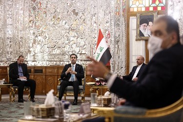 دیدار نایب رئیس مجلس عراق با رئیس مجلس 