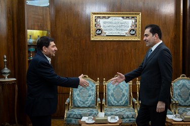 محسن المندلاوی نایب رئیس پارلمان عراق و محمد مخبر معاون اول رییس جمهور

