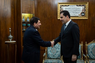 محسن المندلاوی نایب رئیس پارلمان عراق و محمد مخبر معاون اول رییس جمهور
