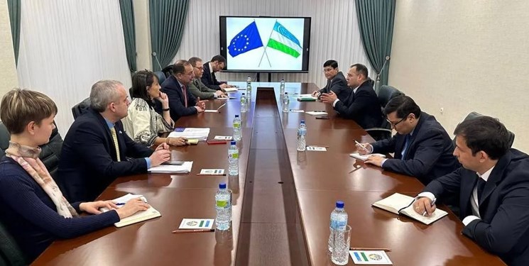 بررسی همکاری‌های منطقه‌ای در دیدار مقامات ازبکستان و اتحادیه اروپا