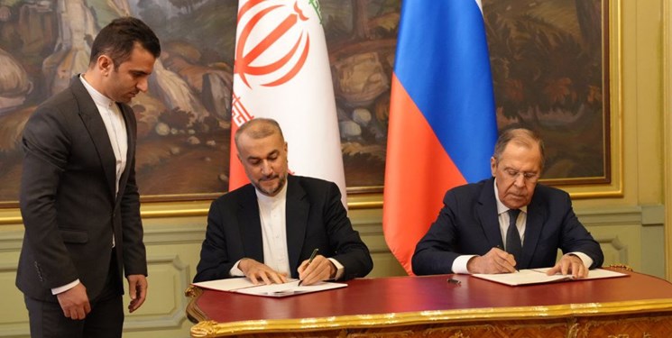 امضای بیانیه مشترک ایران و روسیه برای مقابله با پیامدهای اقدامات قهرآمیز یکجانبه+فیلم