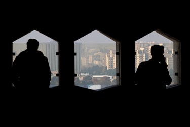 نمای از شهر تهران از برج آزادی