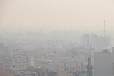 آلودگی شدید هوای تهران در روز 14 آذر ماه