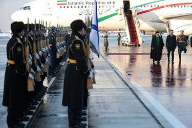 ورود رئیس جمهور به مسکو