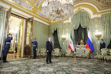 ورود ولادیمیر پوتین رئیس جمهور روسیه