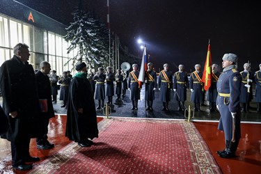 بدرقه رسمی رئیس جمهور از سفر به مسکو