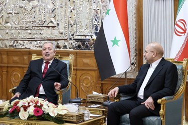دیدار نخست وزیر سوریه با قالیباف