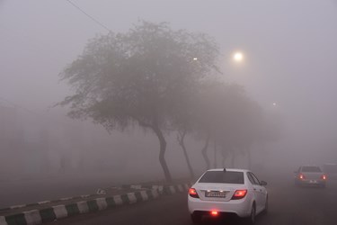 مه صبحگاهی در آبادان