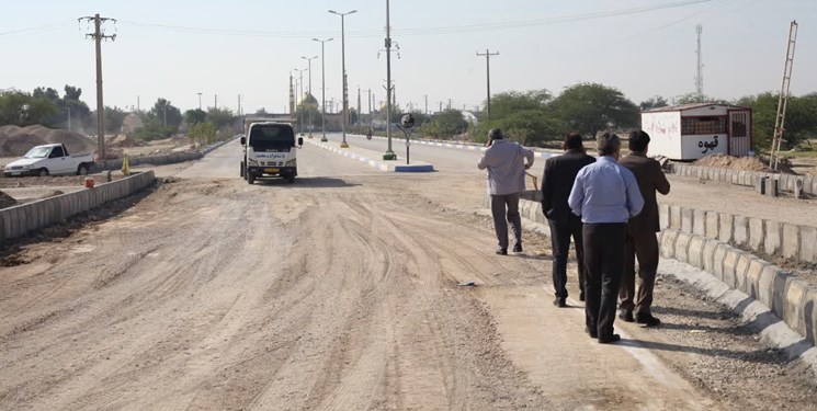 اتمام عرشه جنوبی تقاطع غیرهمسطح آبشناسان-جنت‌آباد