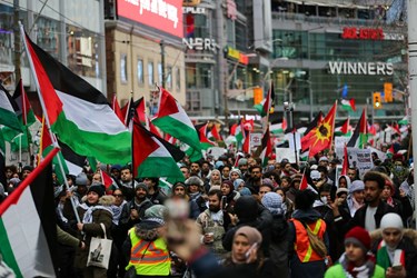  تظاهرات حمایت از فلسطین در کانادا