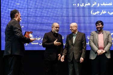احمد وحیدی وزیر کشور در جشنواره تقدیر از پژوهشگران و فناوران برگزیده
