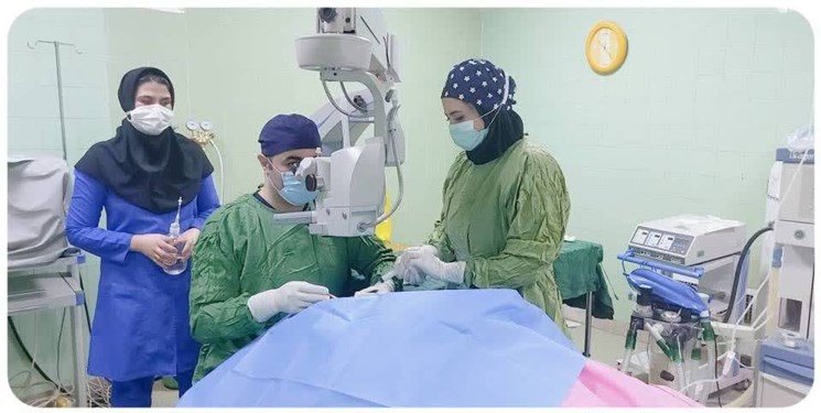 انجام عمل موفقیت‌آمیز پیوند «لایه جنینی» به چشم در بیمارستان سیدالشهدا فارسان