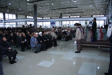 عکس| استقبال از شهدای گمنام در فرودگاه اردبیل