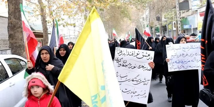 راهپیمایی بانوان فاطمی در شهرستان شهریار