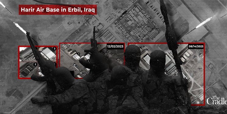 خسارات مقاومت به پایگاه آمریکایی در عراق+تصاویر