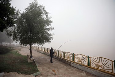 اهواز در مه