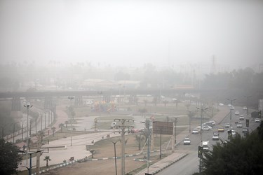 اهواز در مه