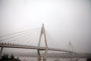 اهواز در مه