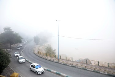 اهواز در مه