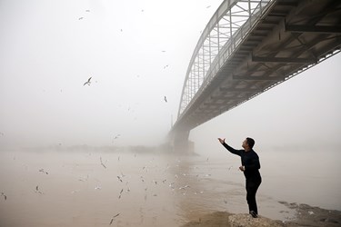 اهواز در مه