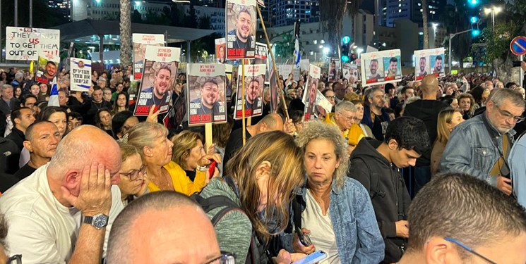 تظاهرات معترضان در تل‌آویو، حیفا و قدس برای بازگرداندن اُسرا