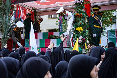 آئین تشییع پیکر 110 شهید گمنام در تهران 