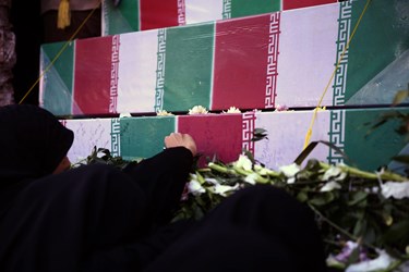 آئین تشییع پیکر 110 شهید گمنام در تهران 
