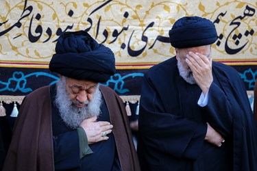 عزاداری شهادت حضرت زهرا (س) در میدان هفت تیر