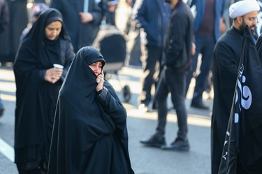 عزاداری شهادت حضرت زهرا (س) در میدان هفت تیر