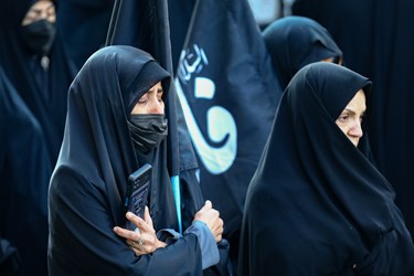 عزاداری شهادت حضرت زهرا (س) در میدان هفت تیر
