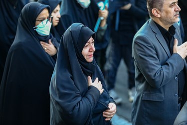 عزاداری شهادت حضرت زهرا (س) در میدان هفت تیر
