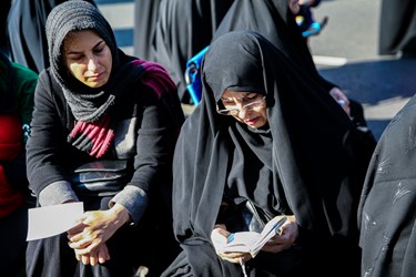 عزاداری شهادت حضرت زهرا (س) در میدان هفت تیر