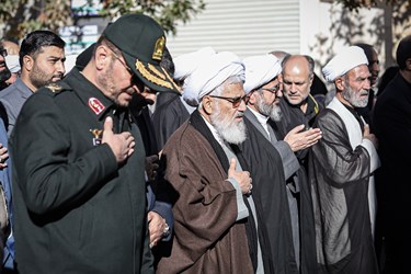 تشییع شهدای گمنام در زنجان