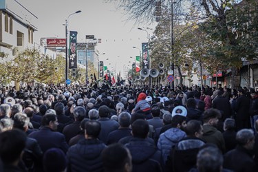 تشییع شهدای گمنام در زنجان