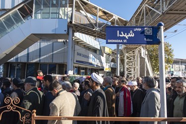 مراسم تشییع دو شهید گمنام در گرگان