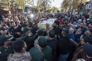 مراسم تشییع دو شهید گمنام در گرگان