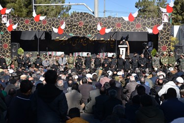 مراسم تشییع شهدای گمنام در مرکز خراسان‌جنوبی