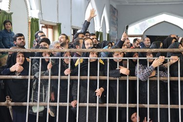 عکس| شهید باشکوه پیکر مدافع امنیت حسن بابانیا در املش