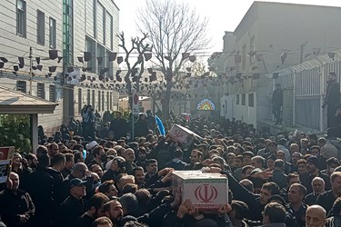 تشییع پیکر ۱۱۰ شهید گمنام دفاع مقدس در تهران« علی عسکری باشگاه خبرنگاران توانا»