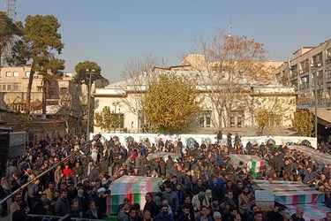 تشییع پیکر ۱۱۰ شهید گمنام دفاع مقدس در تهران« علی عسکری باشگاه خبرنگاران توانا»