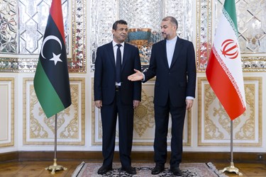 دیدار رمضان ابو جناح معاون نخست وزیر لیبی با حسین امیرعبداللهیان وزیر امور خارجه