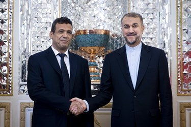 دیدار رمضان ابو جناح معاون نخست وزیر لیبی با حسین امیرعبداللهیان وزیر امور خارجه