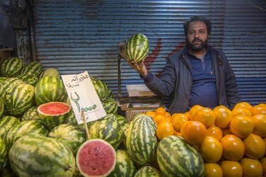 بازار سنندج در آستانه «شب چله»