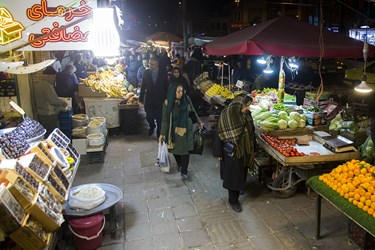 بازار سنندج در آستانه «شب چله»