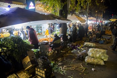 بازار سنندج در آستانه «شب چله»